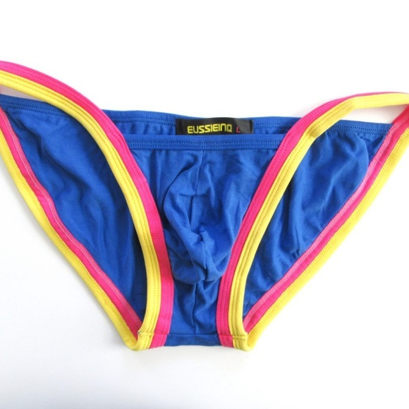 Blue, Pink and Yellow Brief - Picture 2 of 3